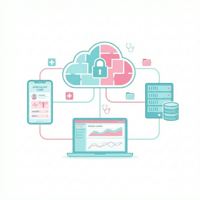 doctoGyn Hybrid Cloud EMR Interface for OB/GYN and Maternity Centers